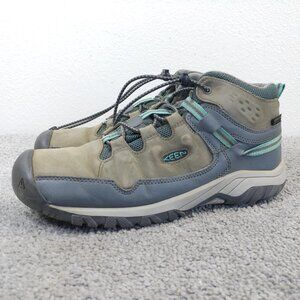 Keen Targhee Kids Size 6Y Hiking Shoes Waterproof Leather Lace Up Low Top